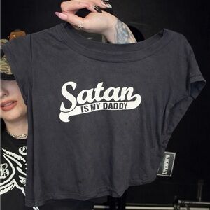 Blackcraft Graphic Crop Top